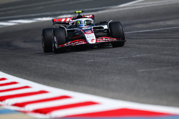 Bearman for Haas during F1 testing in Bahrain