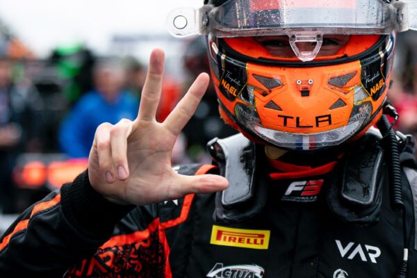 Van Amersfoort Racing's Théophile Naël claimed his first F3 podium with a P3 finish in the Feature Race in Melbourne.