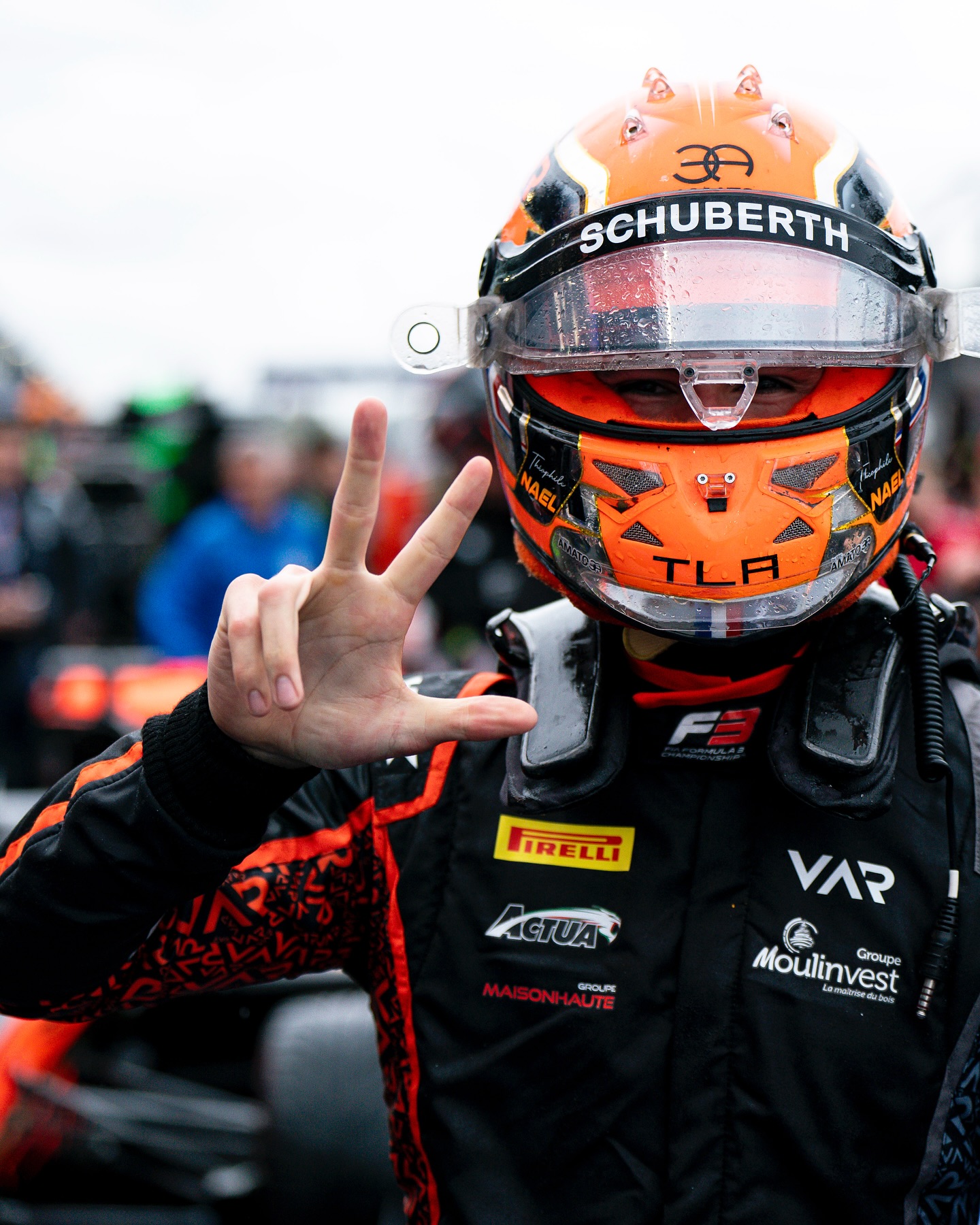 Van Amersfoort Racing's Théophile Naël claimed his first F3 podium with a P3 finish in the Feature Race in Melbourne.