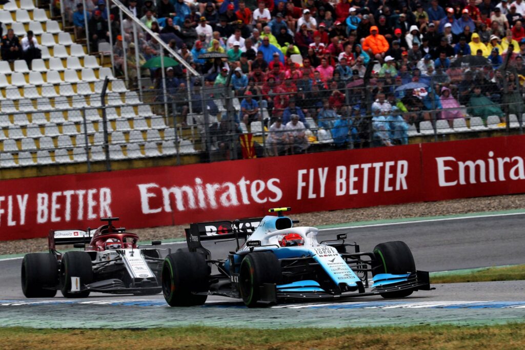 Robert Kubica driving for Williams Racing at the 2019 German Grand Prix