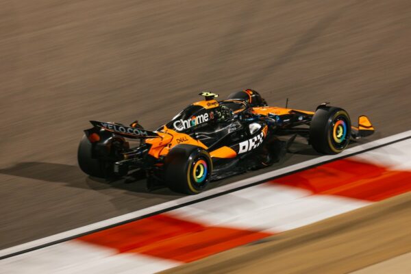 Lando Norris during McLaren F1 testing