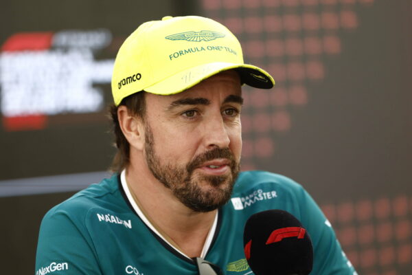 Fernando Alonso talked to the media in Abu Dhabi before Stella led McLaren F1 to title win