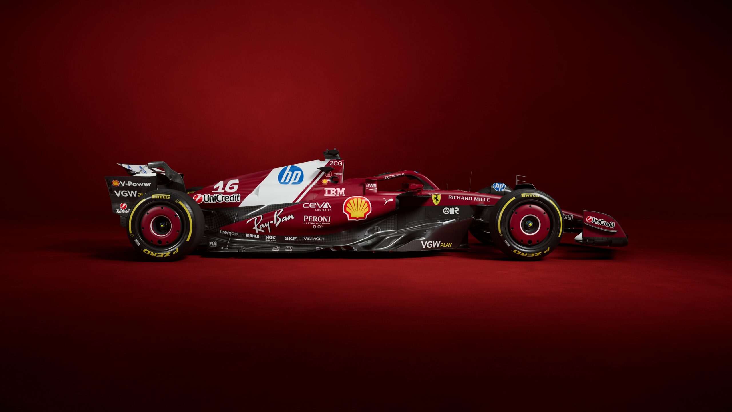 Scuderia Ferrari offers a first look at their 2025 F1 car, the SF-25