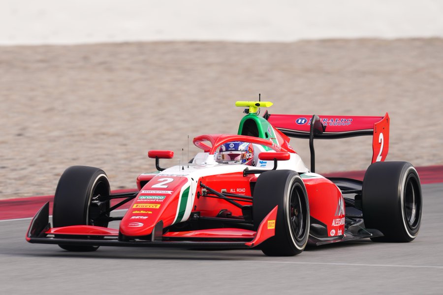 Prema Racing's Noel León was fastest at on the opening day of the 2025 F3 pre-season testing.