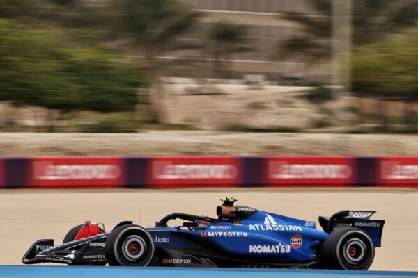 Carlos Sainz behind the wheel for Williams during F1 pre-season testing 2025