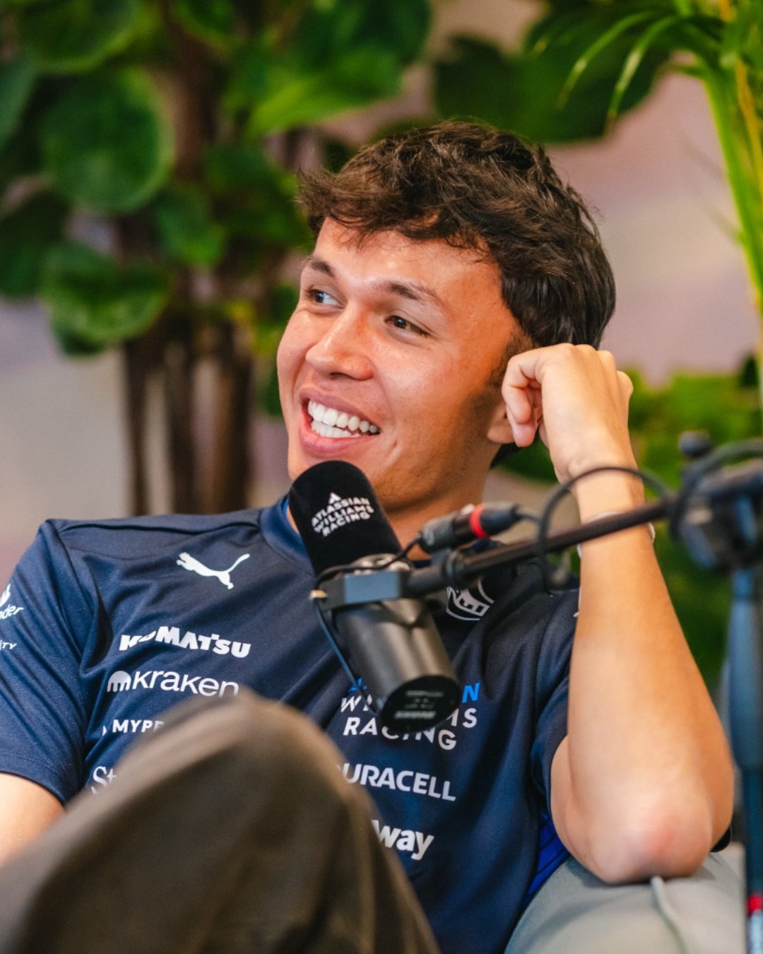 Albon, driver for Williams Racing in Melbourne ahead of the Australian GP