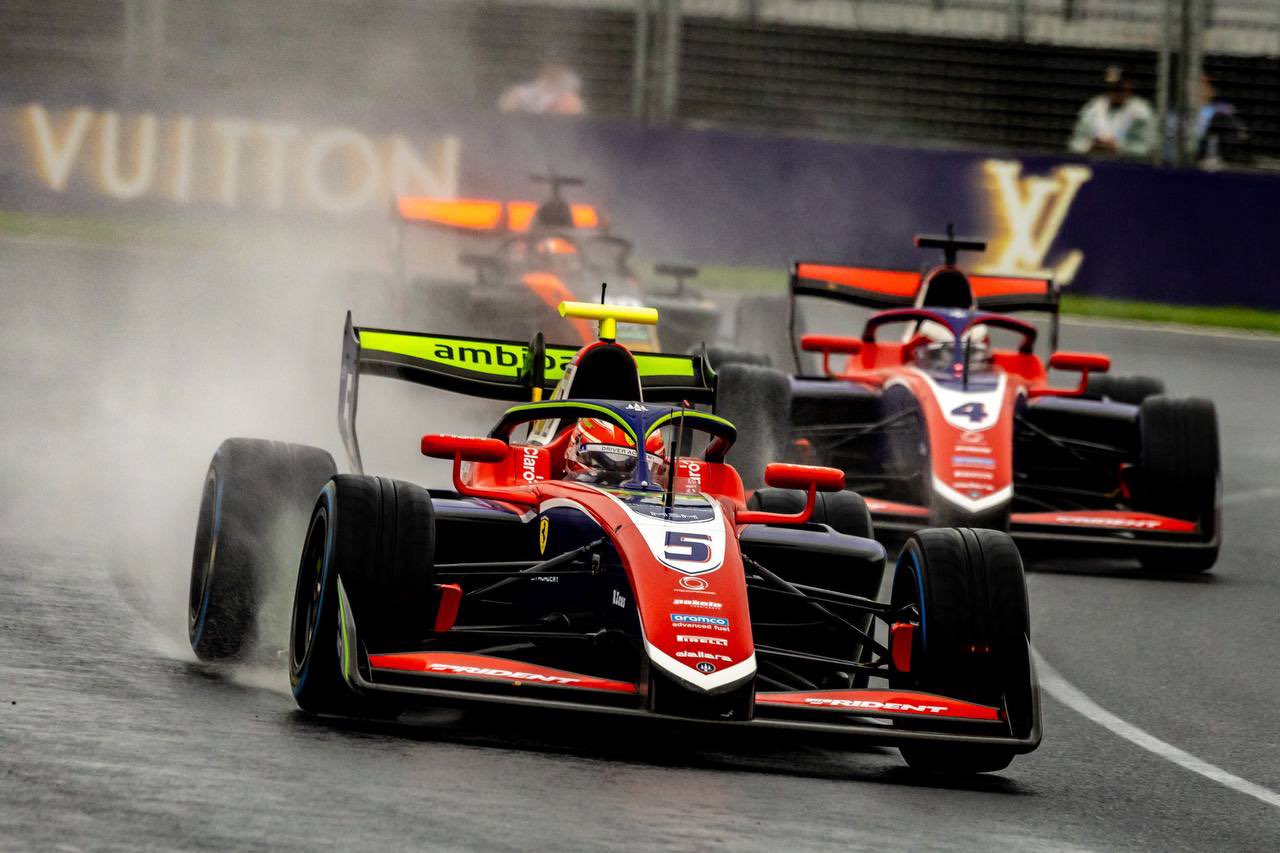 Trident's Câmara claimed his maiden F3 victory in Melbourne Feature Race.