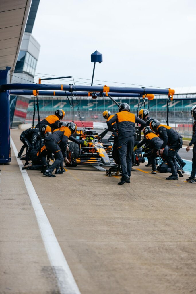 McLaren holds filming day at Silverstone with 2025 MCL39 F1 car