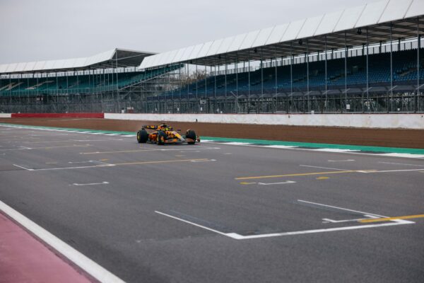 McLaren holds filming day at Silverstone with 2025 MCL39 F1 car