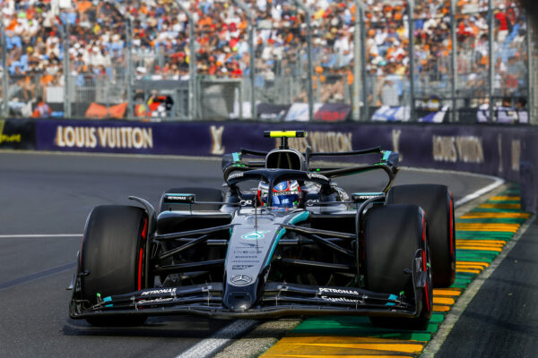 Antonelli on track at the Australian GP