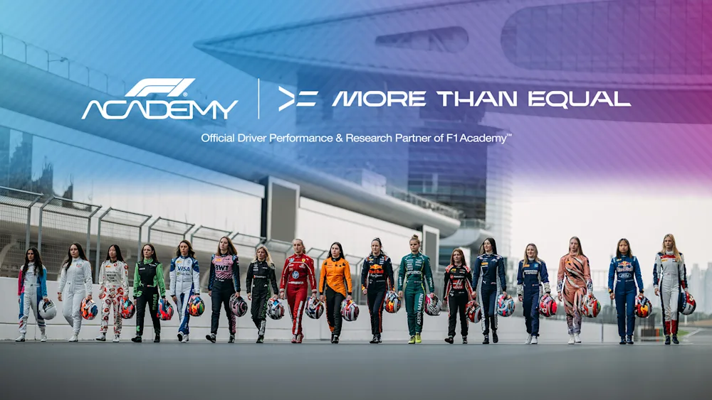 F1 Academy have announced their new partnership with female driver development programme, >= More than Equal, ahead of the season opener in Shanghai.