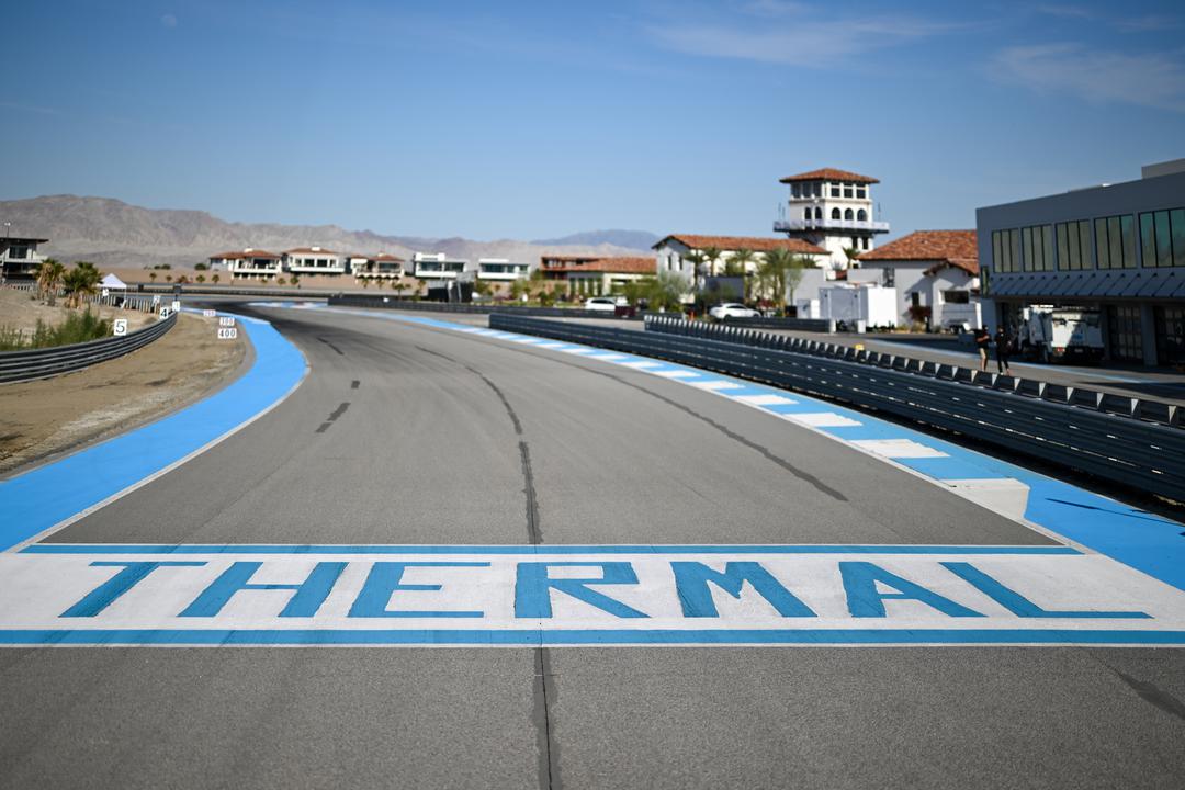 A photo of the track at The Thermal Club