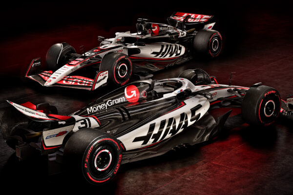 Haas unveils VF-25 livery at 2025 F1 75 Season Launch Event. Their drivers will be Esteban Ocon and Oliver Bearman.