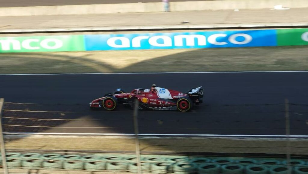 Charles Leclerc starts P4 for the F1 Sprint at the Chinese GP in Shanghai on Saturday morning for Scuderia Ferrari.