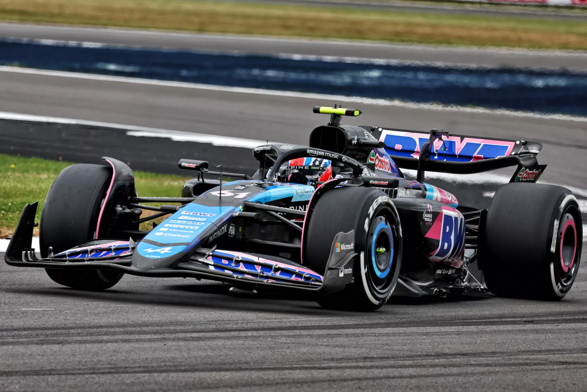 Jack Doohan driving an Alpine F1 car