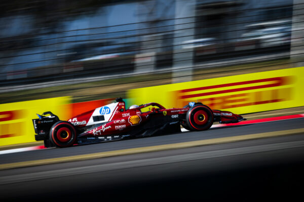 Leclerc during Qualifying for F1's 2025 Chinese GP