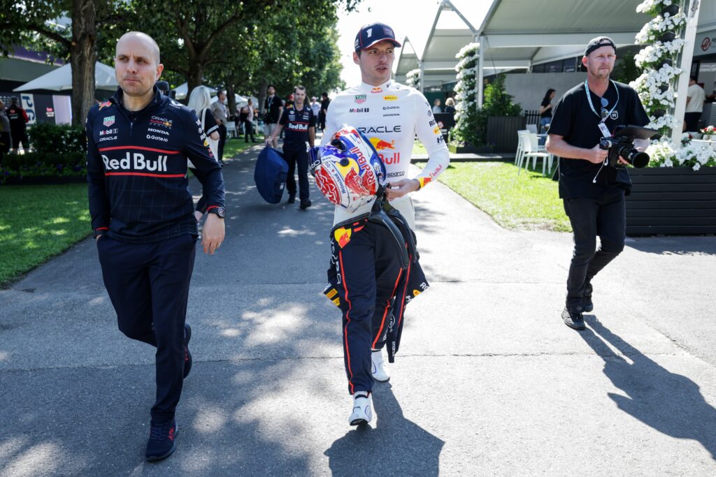 Australian Grand Prix, Verstappen and engineer Giampiero Lambiase